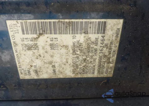 2019 Nissan Maxima 3.5 Sv z USA, uszkodzony, nr VIN 1N4AA6AV6KC361464